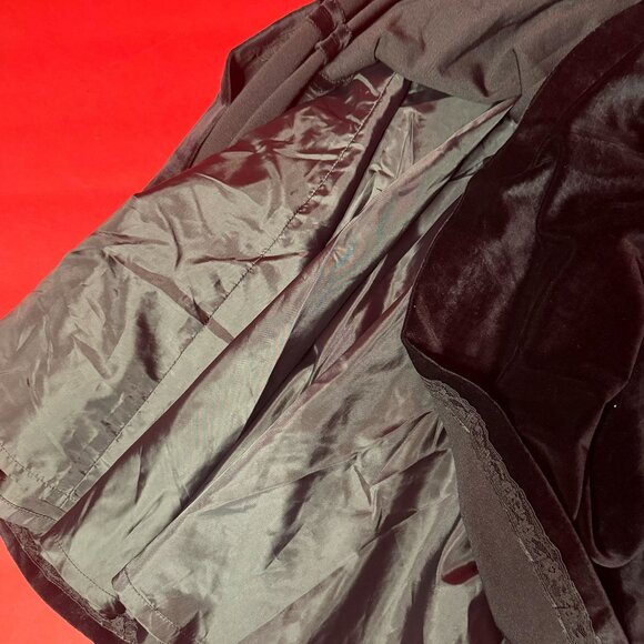 Dreamy Dark Purple Velvet Vintage Dress - Sequined Stunner for Night Out - Picture 9 of 11